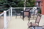 Aluminum Deck with Glass Railings