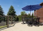 Ivory Deck with Earthstone Railings