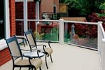 Glass Railing on Aluminum Deck