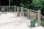 Glass Railing with double top rail